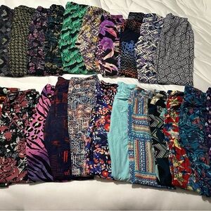 Mixed Pattern Leggings Bundle - Bright Florals & Geometrics